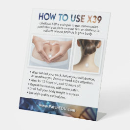 Tabelteken - Hoe te gebruiken Reclamebord Met Voetstuk