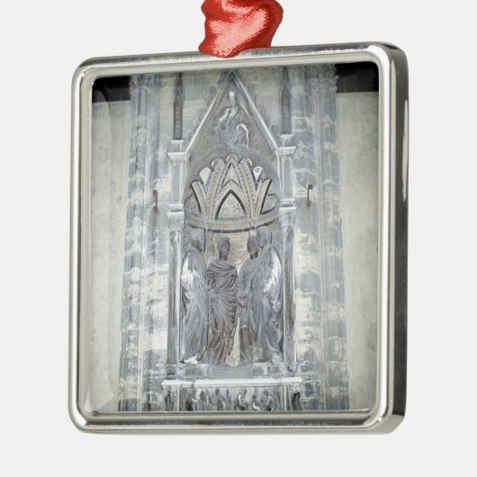 Tabernakel met vier kruipende heiligen metalen ornament (Links)