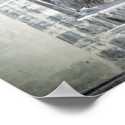 Tabernakel met vier kruipende heiligen poster (Hoek)