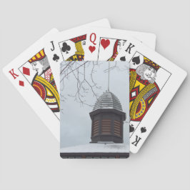 Tabernakskruis in sneeuw - Martha's wijntuin Pokerkaarten