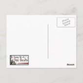 Tabitha - Carte postale Sorcière, Chat et Chouette (Dos)