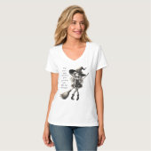 Tabitha et ses bottes - T-shirt sorcière (Devant entier)