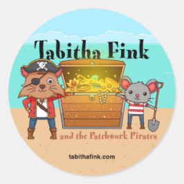 Tabitha Fink en Patchwork Pirates Sticker