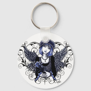 "Tabitha" Gothic Guardian Angel Sleutelhanger