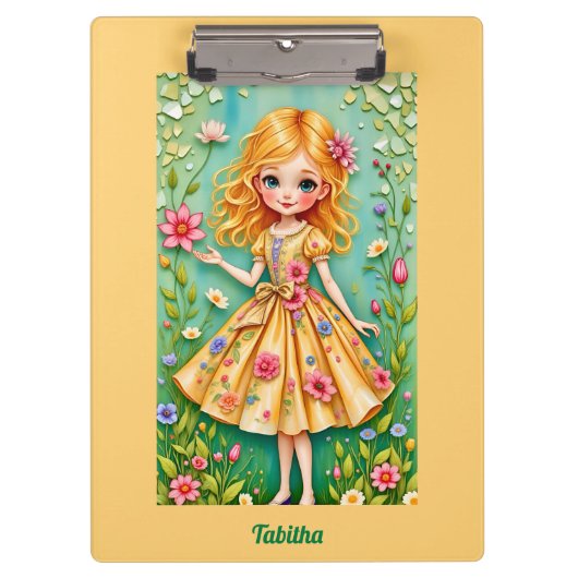 TABITHA ~ Schattige meisje ~ Klembord (Voorkant)