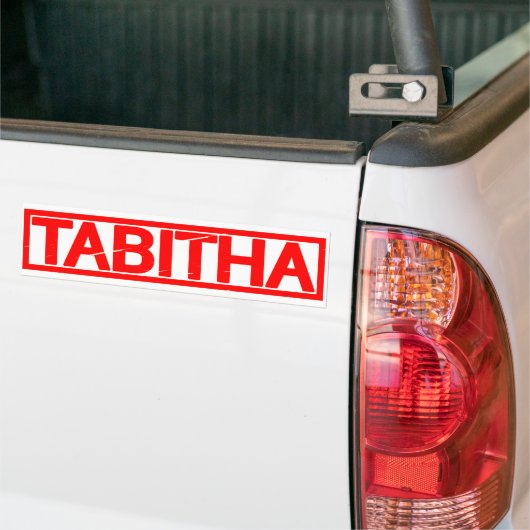Tabitha Stempel Bumpersticker (Op Truck)