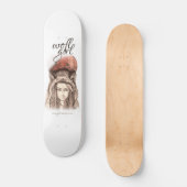 Tabla de Schaats modelo Wolf girl. Skateboard (Voorkant)