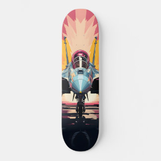 Tabla de Skate Aeronave Interceptora Militar Skateboard