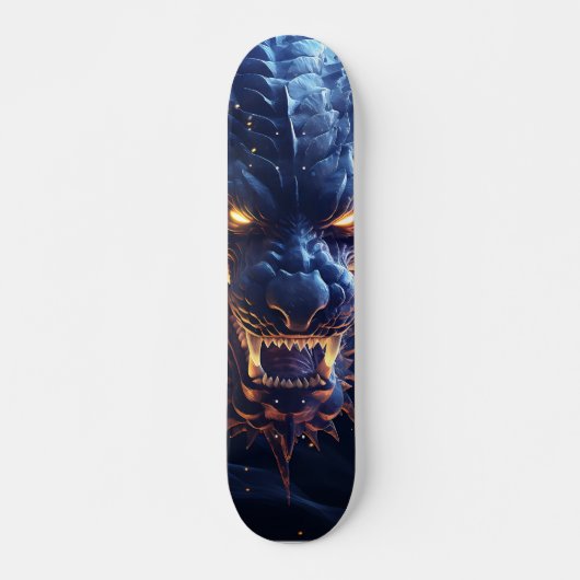 Tabla de Skate Demoníaco dragón azul Skateboard (Voorkant)