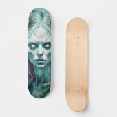 Tabla de Skate Mujer Monstruosa con Cuernos Skateboard (Voorkant)