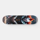 Tabla de Skate Payaso Siniestro Sentado Skateboard (Horizontaal)