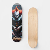 Tabla de Skate Payaso Siniestro Sentado Skateboard (Voorkant)