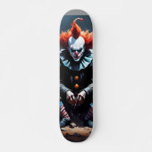 Tabla de Skate Payaso Siniestro Sentado Skateboard (Voorkant)