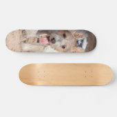 Tabla de Skate Perrito Parson Terrier Feliz Skateboard (Horizontaal)