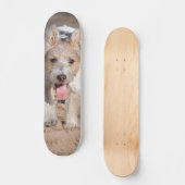 Tabla de Skate Perrito Parson Terrier Feliz Skateboard (Voorkant)