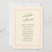 Table 3 Carte de mariage fantaisiste écrite à la m (Devant)