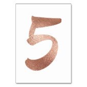 Table 5 Numéro de tableau Blanc Métallurgique Rose Or (Dos)