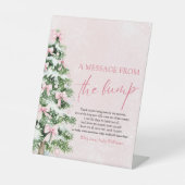 Table Affiche L'Arbre De Noël Un Message Du Signe Bump (Recto)