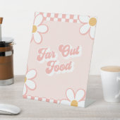 Table Alimentation Far Out Groovy Signe de Nourriture po (In SItu)