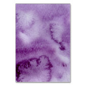 Table Aquarelle ultra violette élégante Numéro de tablea (Dos)