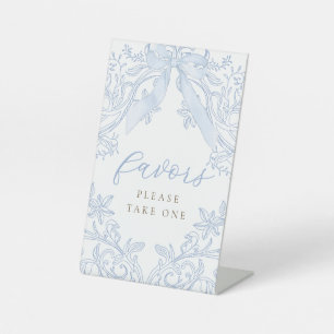 Table arc bleu élégant signe de faveurs