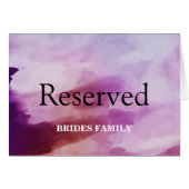 Table Arrière - plan aquarelle réservée (Devant horizontal)