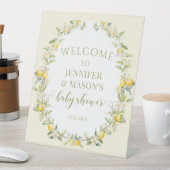 Table Baby shower de courge fleurie citron doux signe de (In SItu)