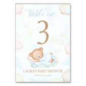 Table Baby shower de l'ours en peluche Numéro de la tabl (Par défaut)