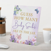 Table Baby shower papillon C'est une fille signe de piéd (In SItu)