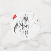 Table Baroque Cheval Confetti (Petit recto)