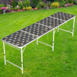Table Beerpong Table de la bière de bannière étoilée vintage<br><div class="desc">Célébrez votre amour pour le rouge, le blanc et le bleu avec la Vintage Star Spangled Banner Beer Pong Table. Le design classique de cette table, avec ses étoiles et ses rayures emblématiques, apporte une touche patriotique à tous les rassemblements, ce qui en fait un lieu idéal pour des vacances,...</div>
