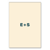 Table Beige et Turquoise Wes Anderson Numéro de tableau  (Dos)