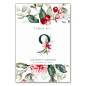 Table Berry | Numéro de tableau 9 (Dos)