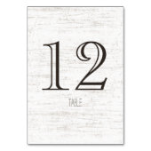 Table Birch Woodland Numéro de tableau (Par défaut)