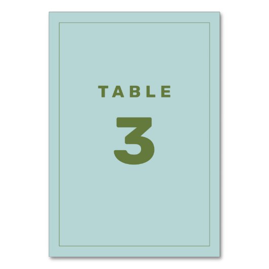 Table Bleu et vert Wes Anderson Numéro de tableau inspir (Par défaut)