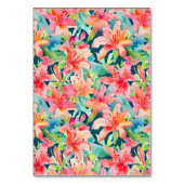 Table Bright Botanical Mariage Floral Numéro de tableau (Dos)