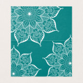 Table Buffet Blanc et Turquoise Recette Cartes de (Intérieur déplié)