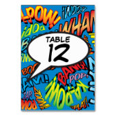 Table Bulle de Texte Drôle Tableau de Numéro de Bande De (Par défaut)
