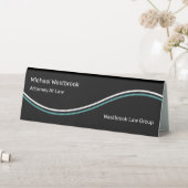 Table Bureau de procureur moderne classique Plaque de no (En SItu (Tableau))