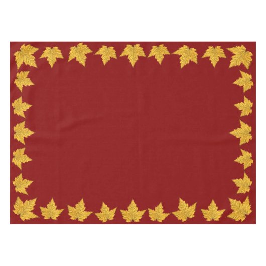 Table Canada Canada Nappe Feuille d'érable Canada (Devant (Horizontal))