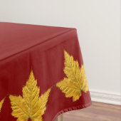 Table Canada Canada Nappe Feuille d'érable Canada (In Situ)