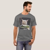 Table Cat Meme pixeldot T-shirt (Voorkant volledig)