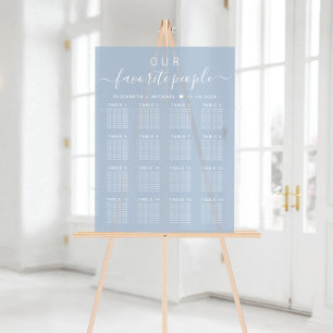 Table Chic 16 Poussiéreux Bleu Mariage Sièges giv