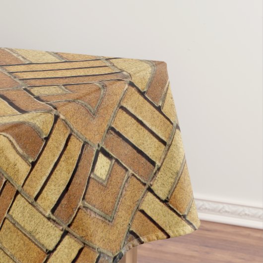 Table Cloth - Brick Kaleidoscopic Pattern Tafelkleed (Voorbeeld)