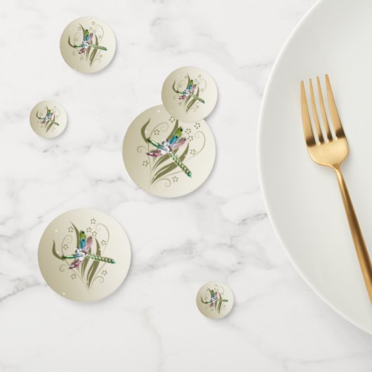 Table Confetti à Wedding shower de libellules bijo (Groupe)