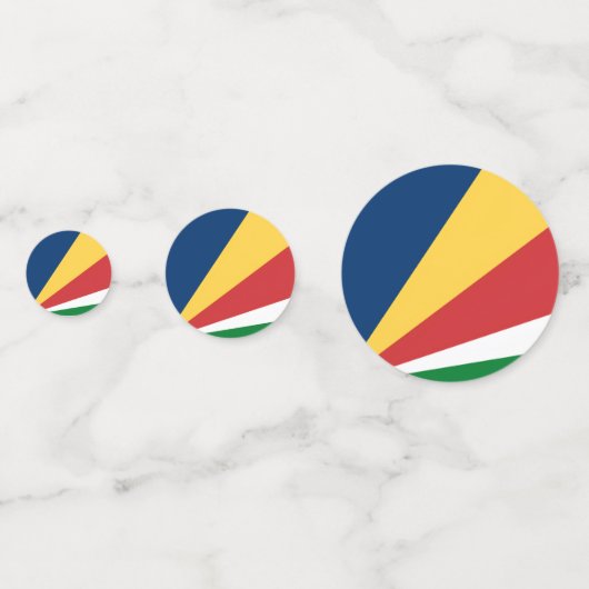 Table confetti aux couleurs des Seychelles (Derrière)