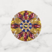 Table confetti avec couleurs Colombie (Petit recto)