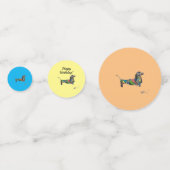 Table Confetti avec Dachshund (Devant)