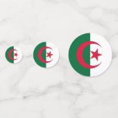 Table confetti avec drapeau d'Algérie (Derrière)