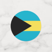 Table confetti avec drapeau des Bahamas (Petit recto)